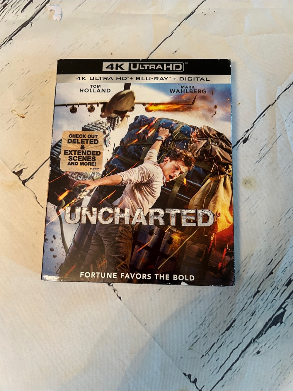 Uncharted 4K Ultra HD Blu‑ray + Digital - Colorful Action Cover